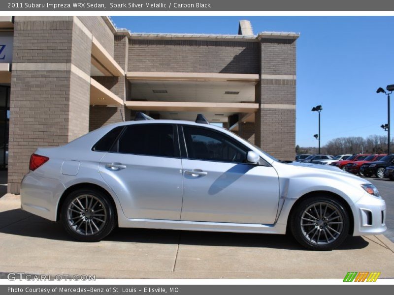Spark Silver Metallic / Carbon Black 2011 Subaru Impreza WRX Sedan