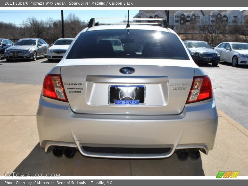 Spark Silver Metallic / Carbon Black 2011 Subaru Impreza WRX Sedan