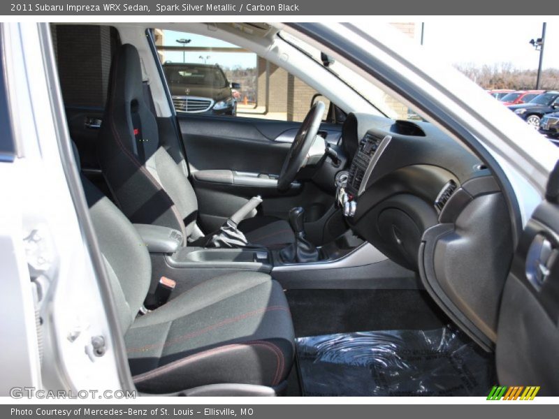 Spark Silver Metallic / Carbon Black 2011 Subaru Impreza WRX Sedan