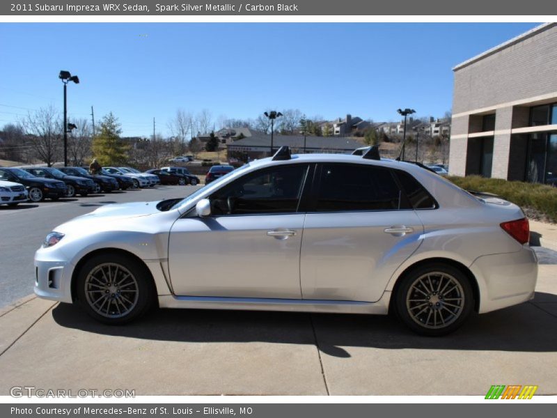 Spark Silver Metallic / Carbon Black 2011 Subaru Impreza WRX Sedan