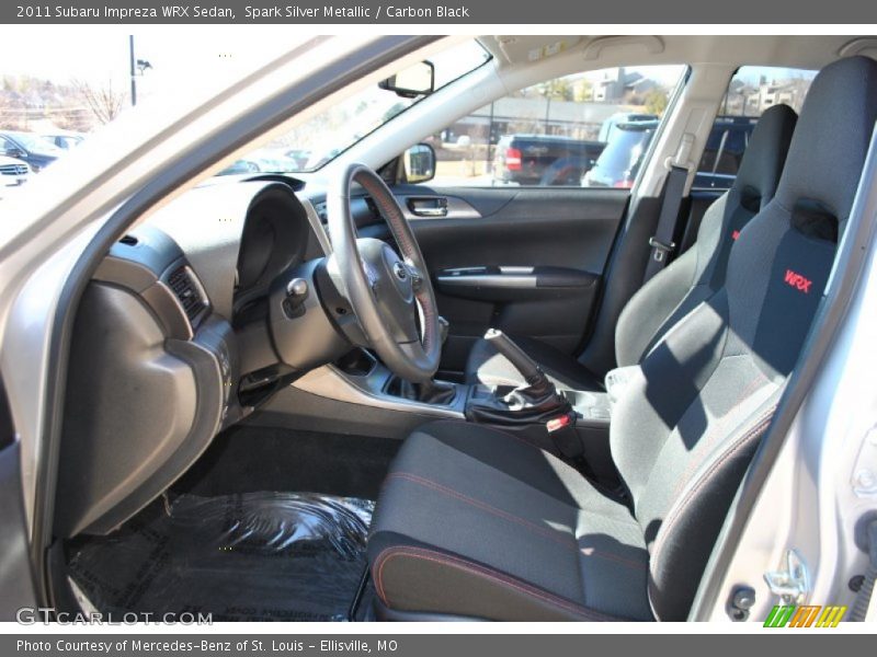 Spark Silver Metallic / Carbon Black 2011 Subaru Impreza WRX Sedan