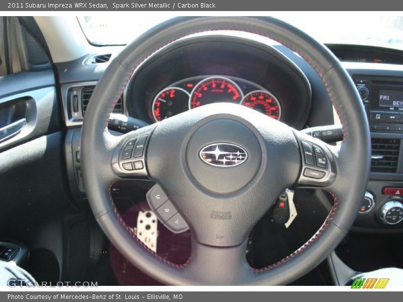 Spark Silver Metallic / Carbon Black 2011 Subaru Impreza WRX Sedan