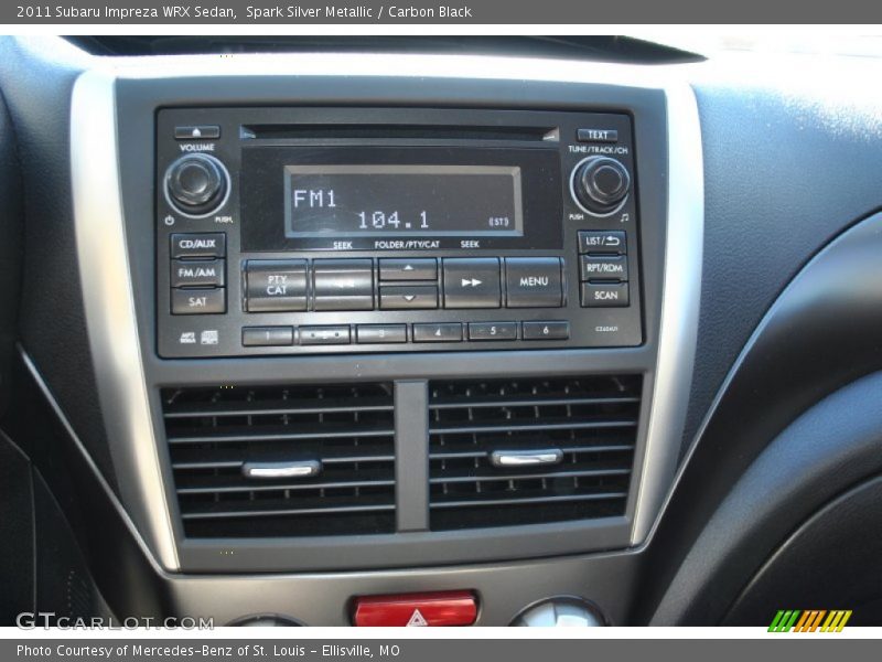 Spark Silver Metallic / Carbon Black 2011 Subaru Impreza WRX Sedan