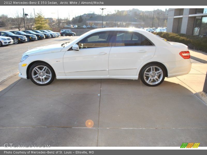 Arctic White / Almond/Mocha 2012 Mercedes-Benz E 350 Sedan