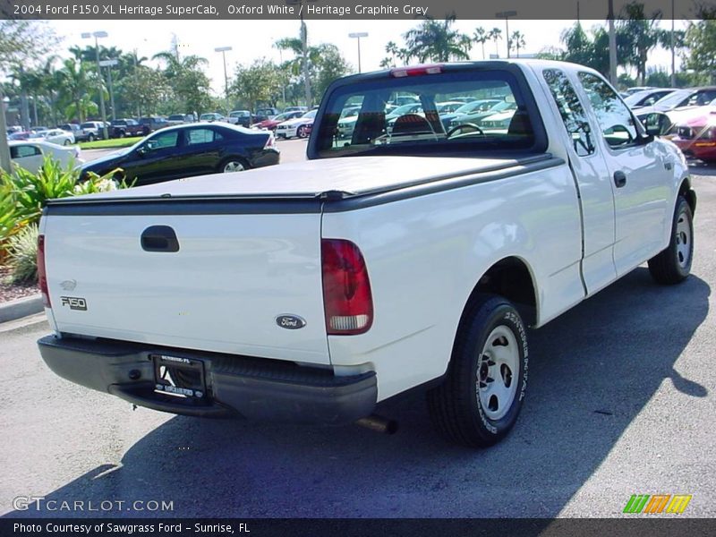 Oxford White / Heritage Graphite Grey 2004 Ford F150 XL Heritage SuperCab