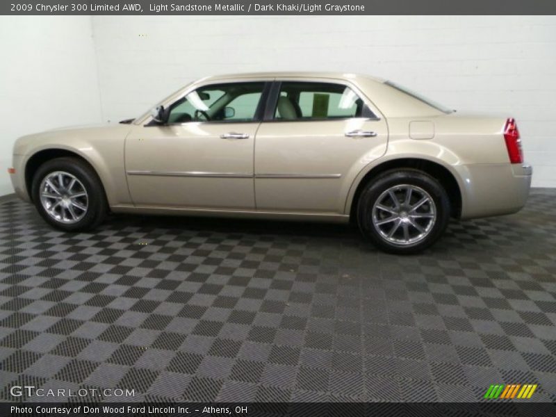 Light Sandstone Metallic / Dark Khaki/Light Graystone 2009 Chrysler 300 Limited AWD