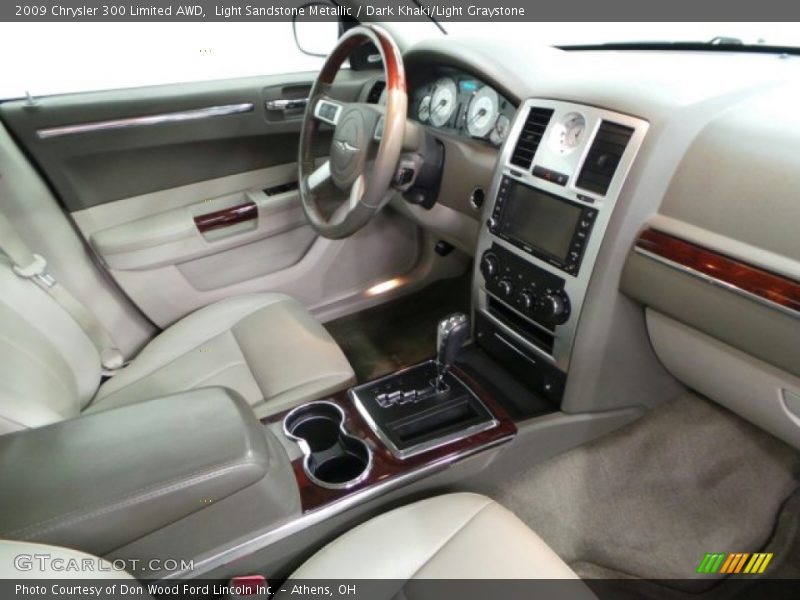 Light Sandstone Metallic / Dark Khaki/Light Graystone 2009 Chrysler 300 Limited AWD