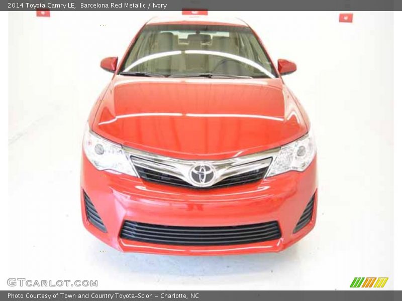 Barcelona Red Metallic / Ivory 2014 Toyota Camry LE