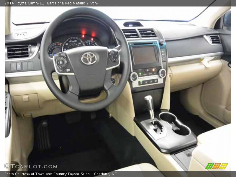 Barcelona Red Metallic / Ivory 2014 Toyota Camry LE