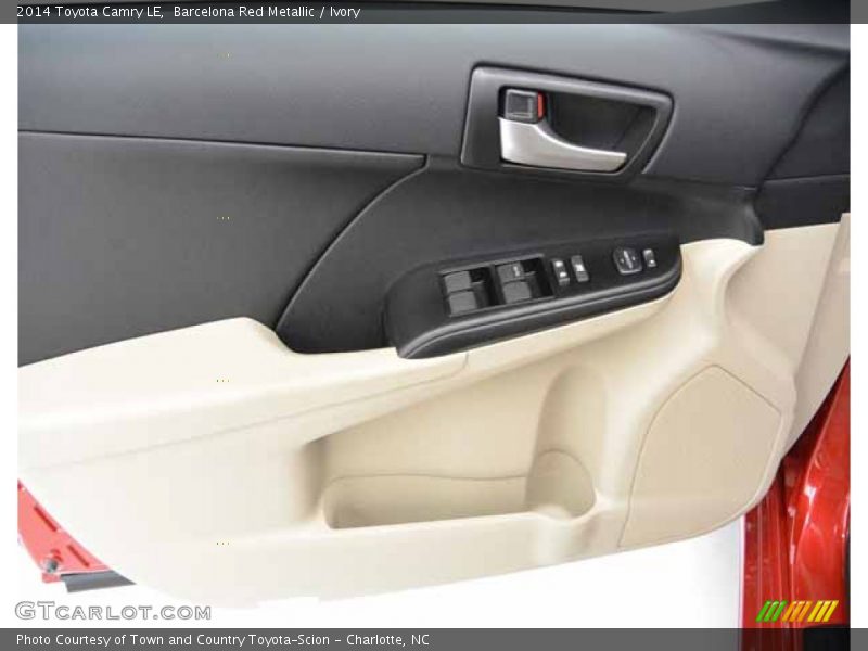 Barcelona Red Metallic / Ivory 2014 Toyota Camry LE