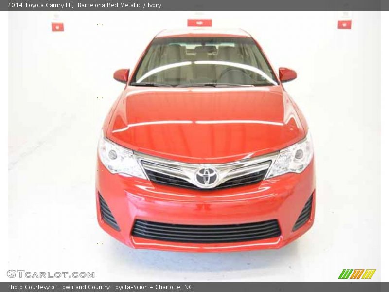 Barcelona Red Metallic / Ivory 2014 Toyota Camry LE