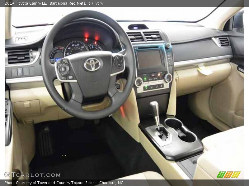 Barcelona Red Metallic / Ivory 2014 Toyota Camry LE