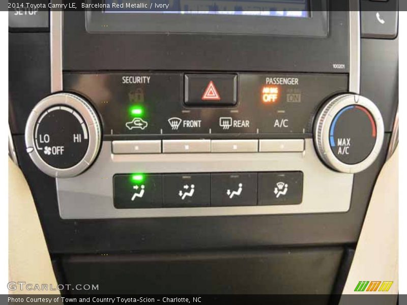 Barcelona Red Metallic / Ivory 2014 Toyota Camry LE