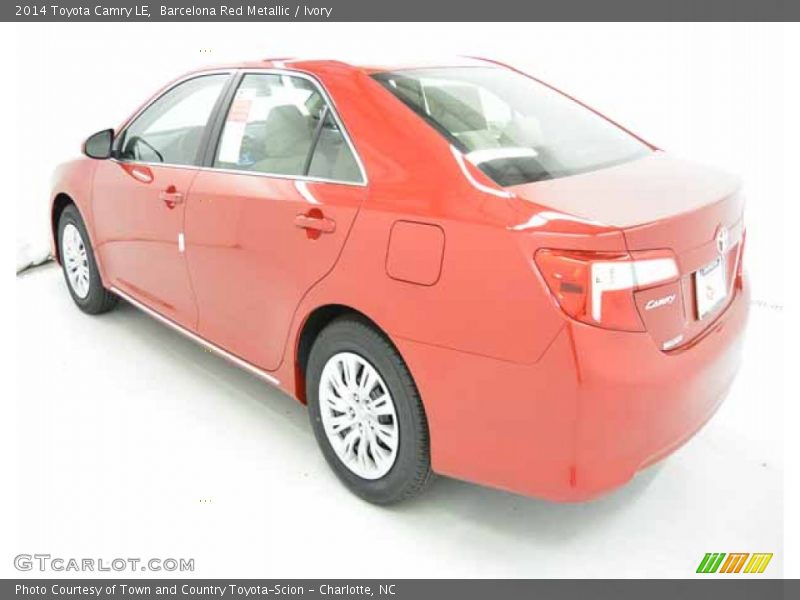 Barcelona Red Metallic / Ivory 2014 Toyota Camry LE
