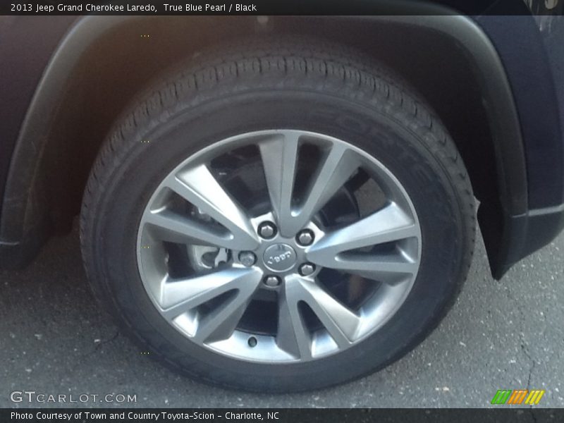 True Blue Pearl / Black 2013 Jeep Grand Cherokee Laredo