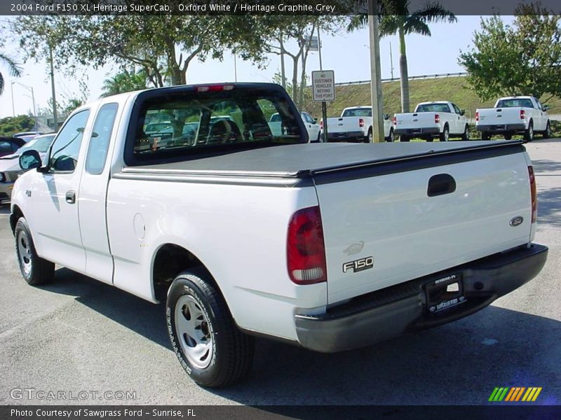 Oxford White / Heritage Graphite Grey 2004 Ford F150 XL Heritage SuperCab