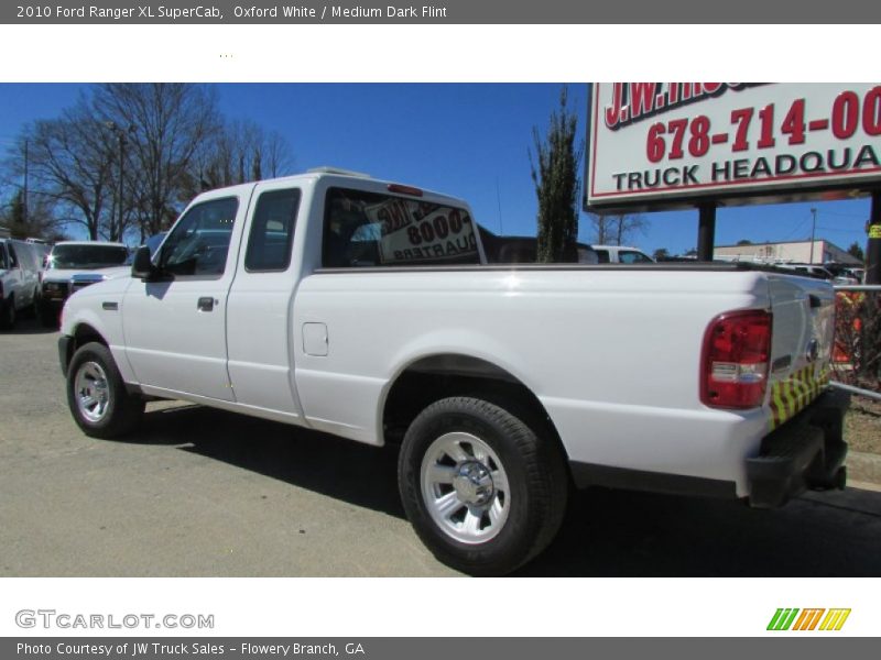 Oxford White / Medium Dark Flint 2010 Ford Ranger XL SuperCab