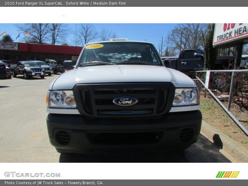 Oxford White / Medium Dark Flint 2010 Ford Ranger XL SuperCab