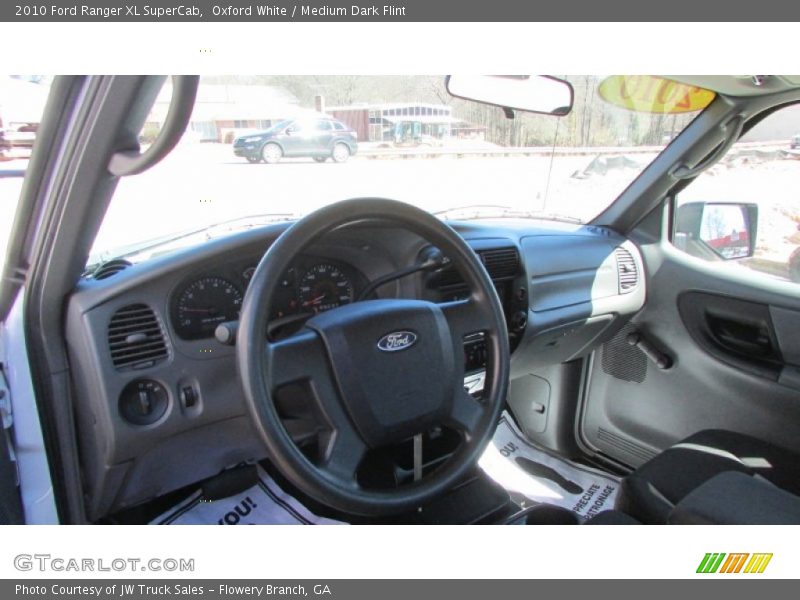 Oxford White / Medium Dark Flint 2010 Ford Ranger XL SuperCab