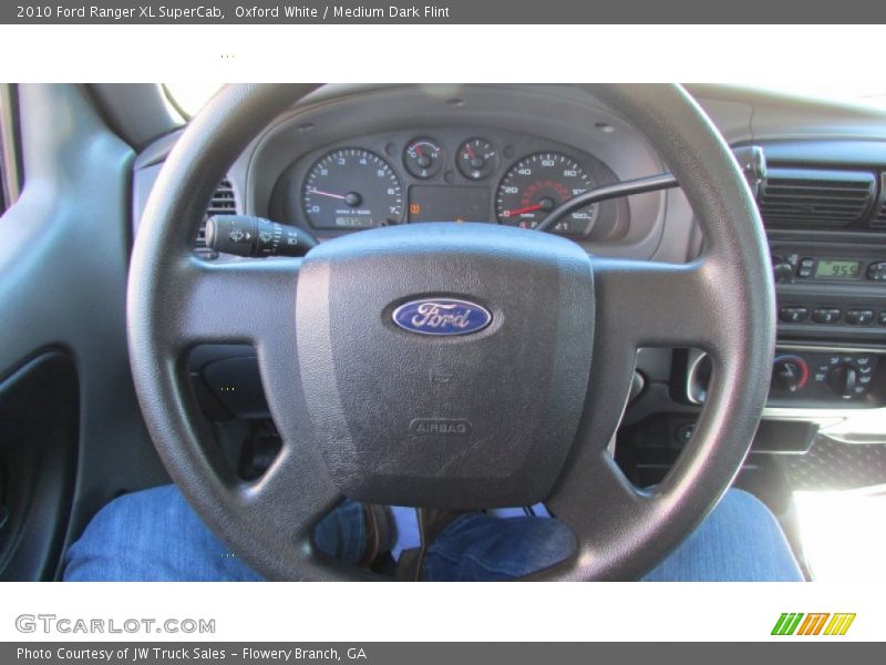 Oxford White / Medium Dark Flint 2010 Ford Ranger XL SuperCab