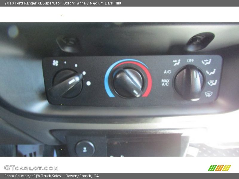 Oxford White / Medium Dark Flint 2010 Ford Ranger XL SuperCab