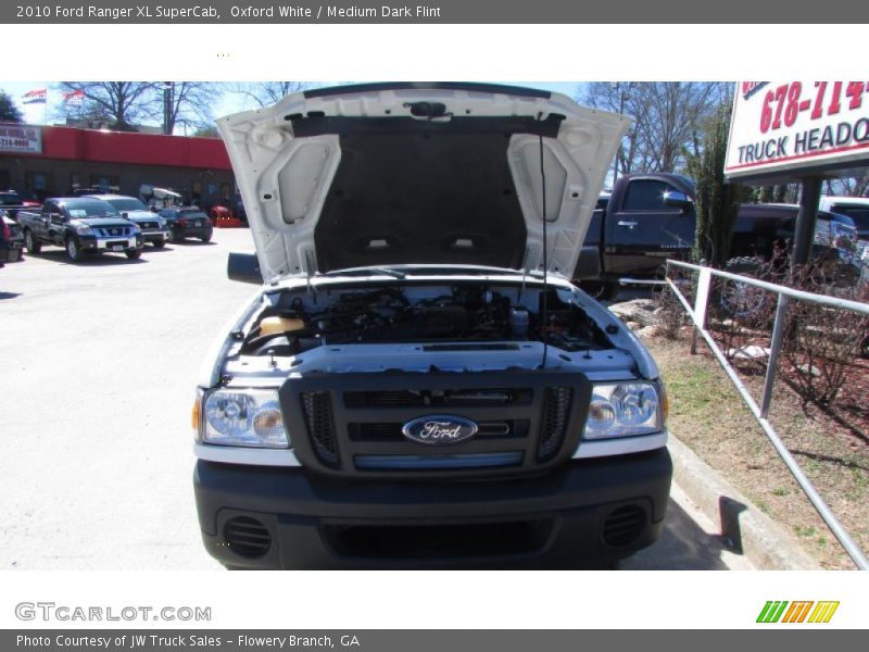 Oxford White / Medium Dark Flint 2010 Ford Ranger XL SuperCab