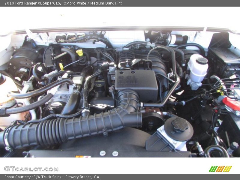 Oxford White / Medium Dark Flint 2010 Ford Ranger XL SuperCab