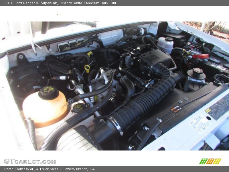 Oxford White / Medium Dark Flint 2010 Ford Ranger XL SuperCab