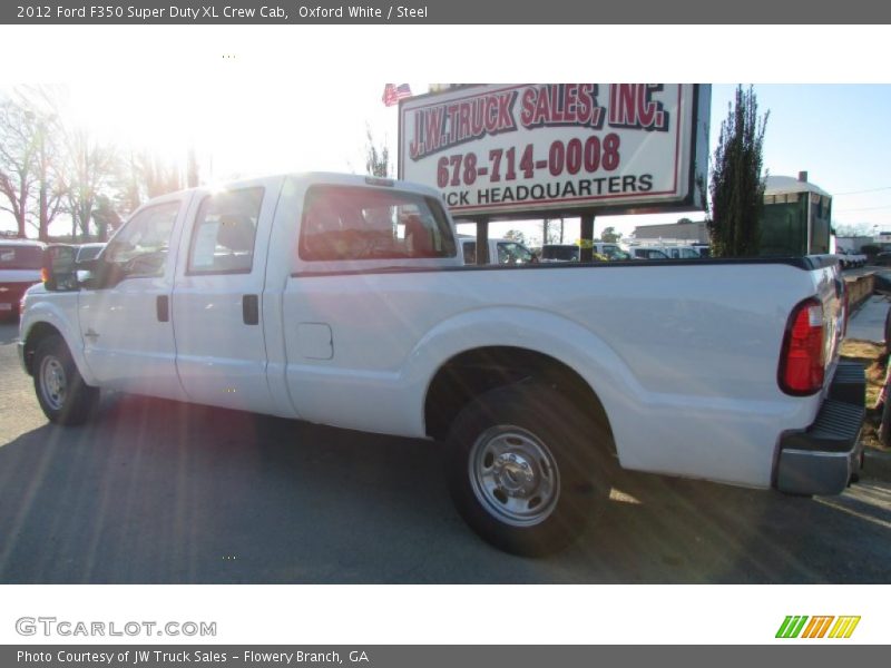 Oxford White / Steel 2012 Ford F350 Super Duty XL Crew Cab