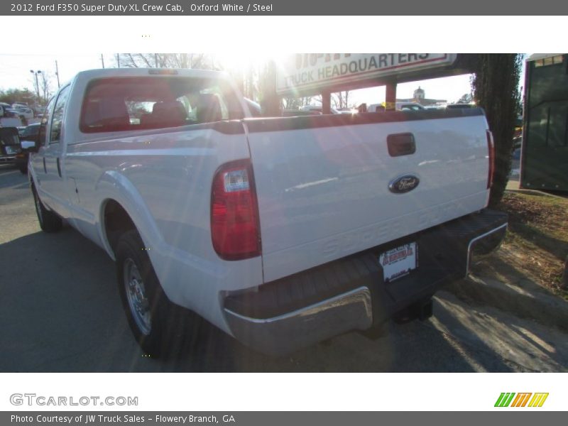 Oxford White / Steel 2012 Ford F350 Super Duty XL Crew Cab