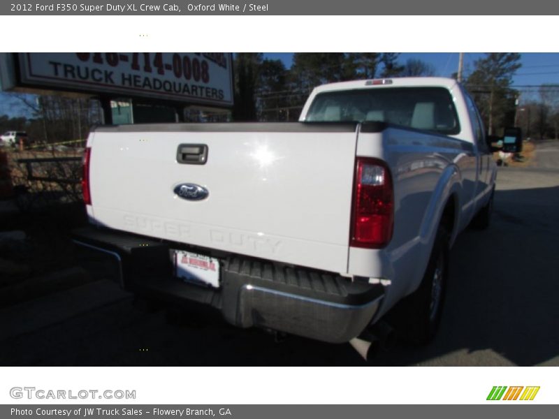 Oxford White / Steel 2012 Ford F350 Super Duty XL Crew Cab