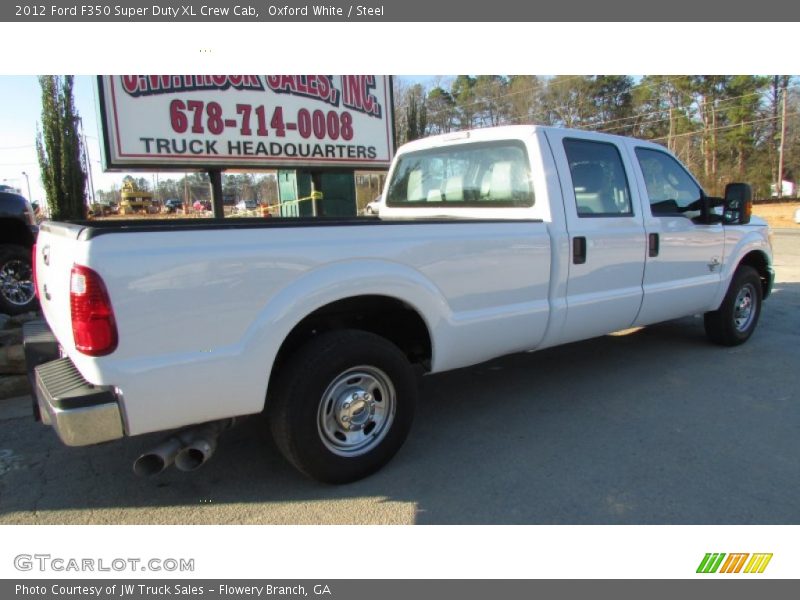 Oxford White / Steel 2012 Ford F350 Super Duty XL Crew Cab