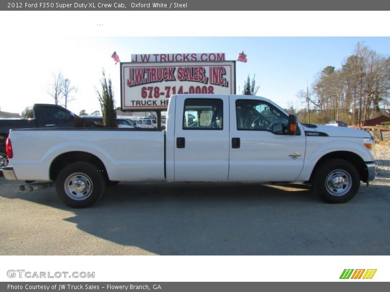 Oxford White / Steel 2012 Ford F350 Super Duty XL Crew Cab