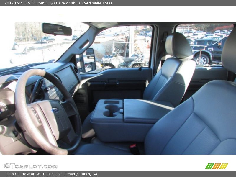 Oxford White / Steel 2012 Ford F350 Super Duty XL Crew Cab