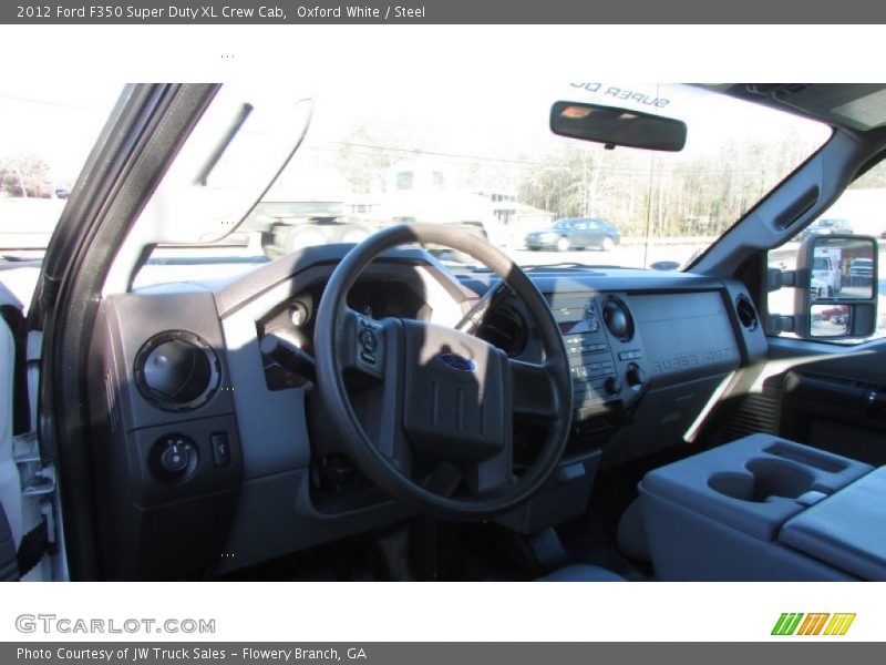 Oxford White / Steel 2012 Ford F350 Super Duty XL Crew Cab