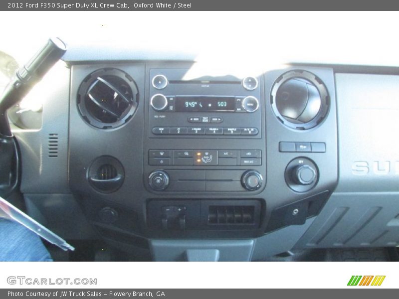 Oxford White / Steel 2012 Ford F350 Super Duty XL Crew Cab