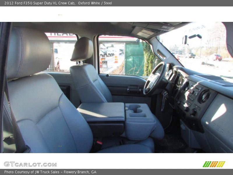 Oxford White / Steel 2012 Ford F350 Super Duty XL Crew Cab