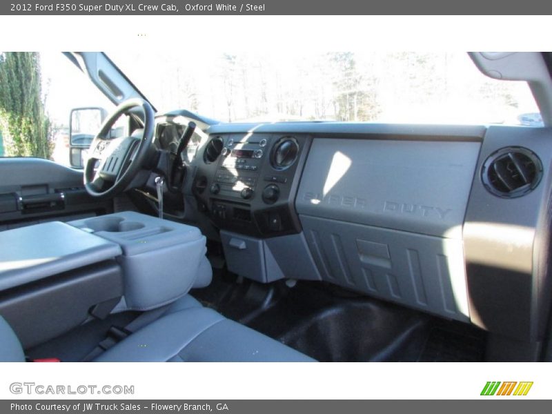 Oxford White / Steel 2012 Ford F350 Super Duty XL Crew Cab
