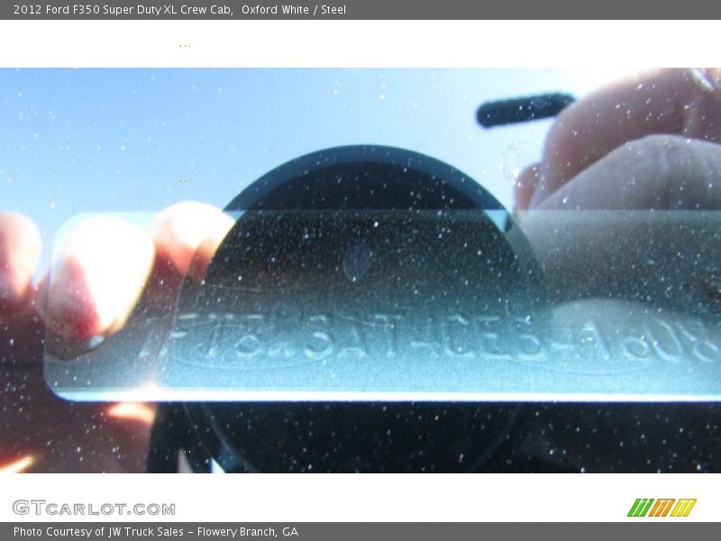 Oxford White / Steel 2012 Ford F350 Super Duty XL Crew Cab