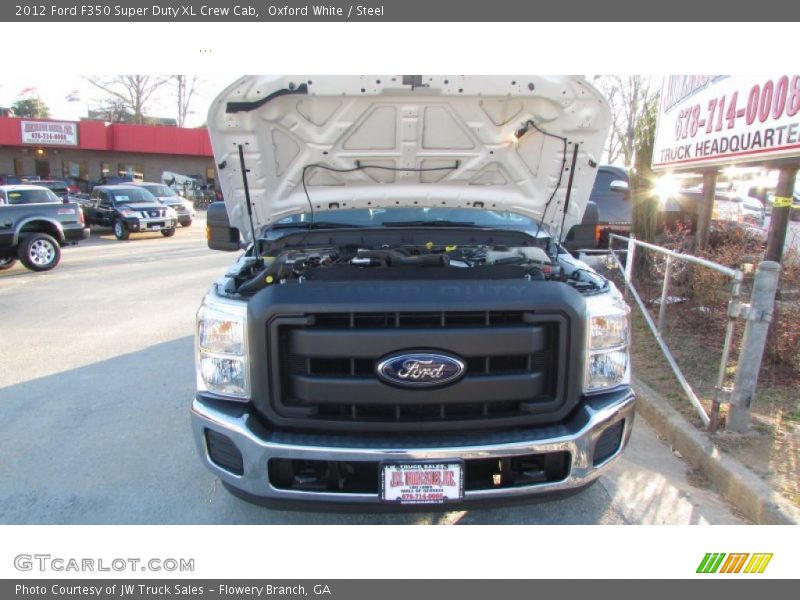 Oxford White / Steel 2012 Ford F350 Super Duty XL Crew Cab