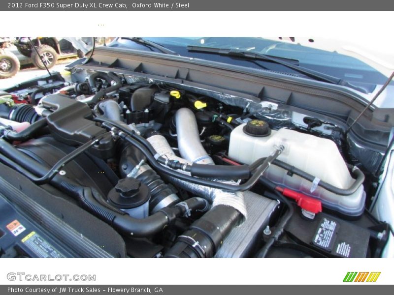 Oxford White / Steel 2012 Ford F350 Super Duty XL Crew Cab