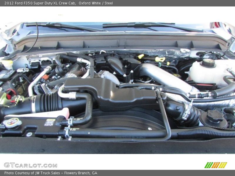 Oxford White / Steel 2012 Ford F350 Super Duty XL Crew Cab