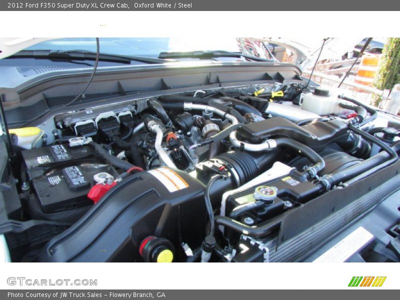 Oxford White / Steel 2012 Ford F350 Super Duty XL Crew Cab