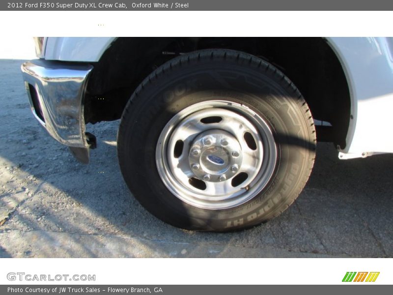 Oxford White / Steel 2012 Ford F350 Super Duty XL Crew Cab