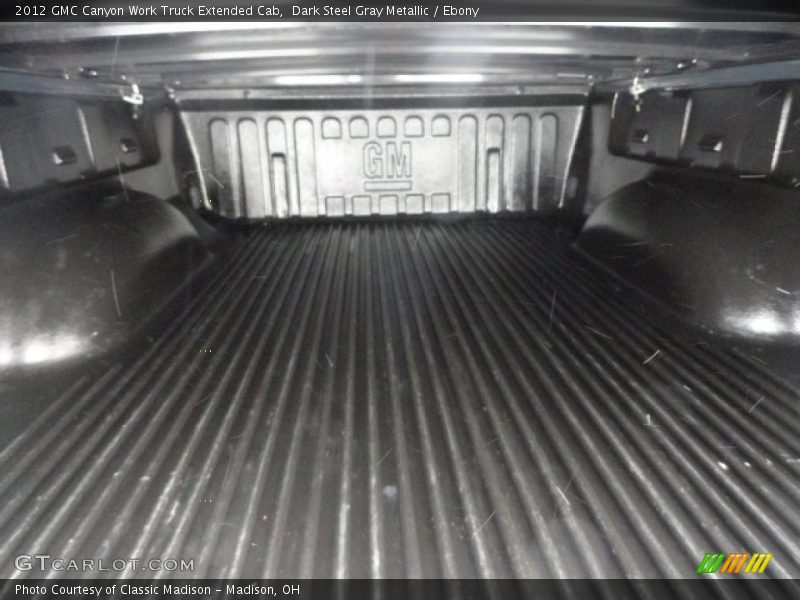 Dark Steel Gray Metallic / Ebony 2012 GMC Canyon Work Truck Extended Cab