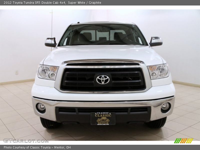 Super White / Graphite 2012 Toyota Tundra SR5 Double Cab 4x4