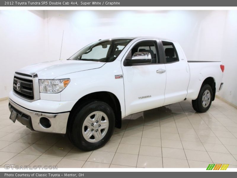 Super White / Graphite 2012 Toyota Tundra SR5 Double Cab 4x4