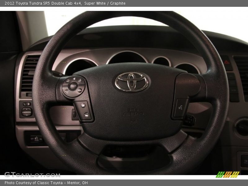 Super White / Graphite 2012 Toyota Tundra SR5 Double Cab 4x4
