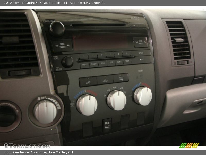 Super White / Graphite 2012 Toyota Tundra SR5 Double Cab 4x4