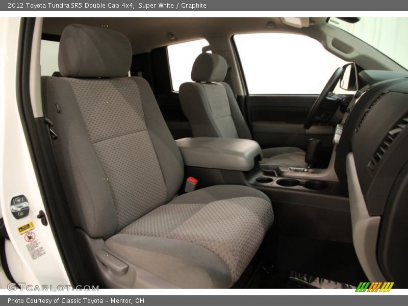 Super White / Graphite 2012 Toyota Tundra SR5 Double Cab 4x4